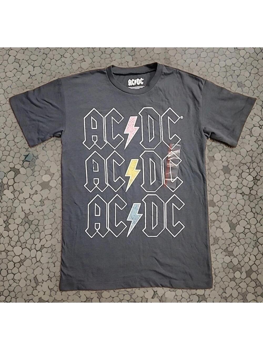 Grayson Threads women's gray AC/DC graphic t-shirt Size XXS (086)